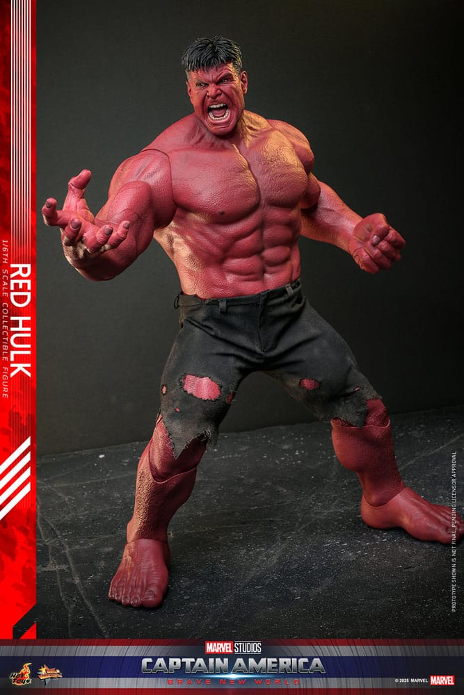 Captain America: Brave New World Movie Masterpiece Action Figure 1/6 Red Hulk 47 cm