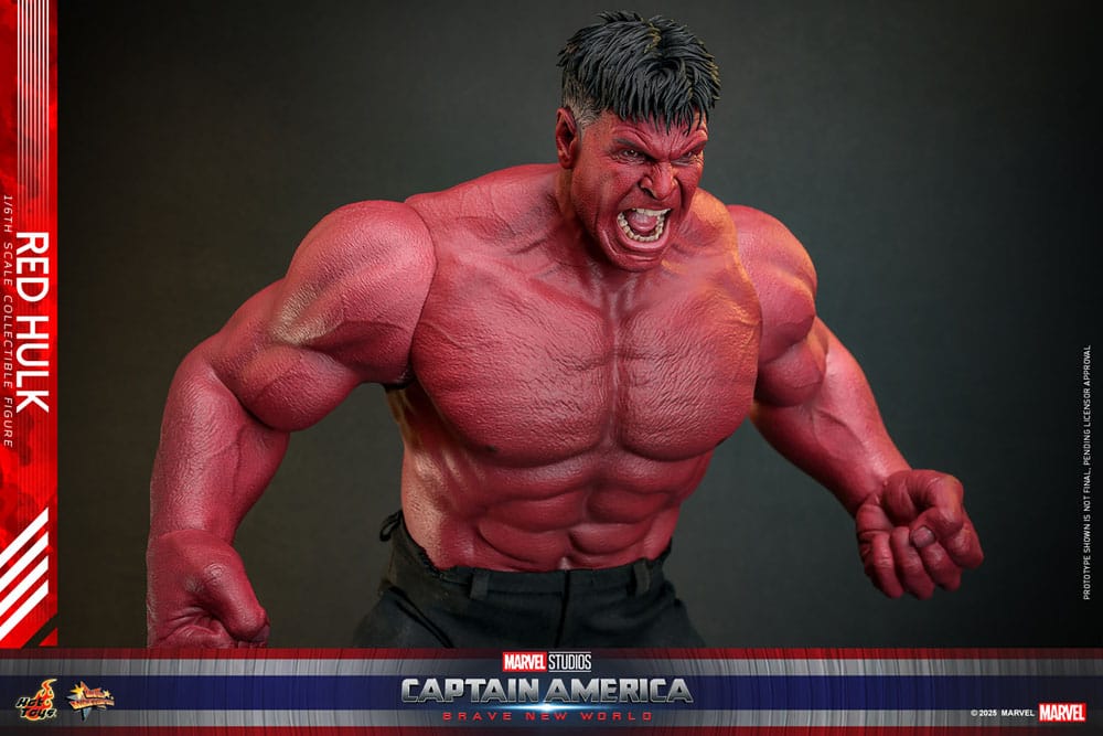 Captain America: Brave New World Movie Masterpiece Action Figure 1/6 Red Hulk 47 cm
