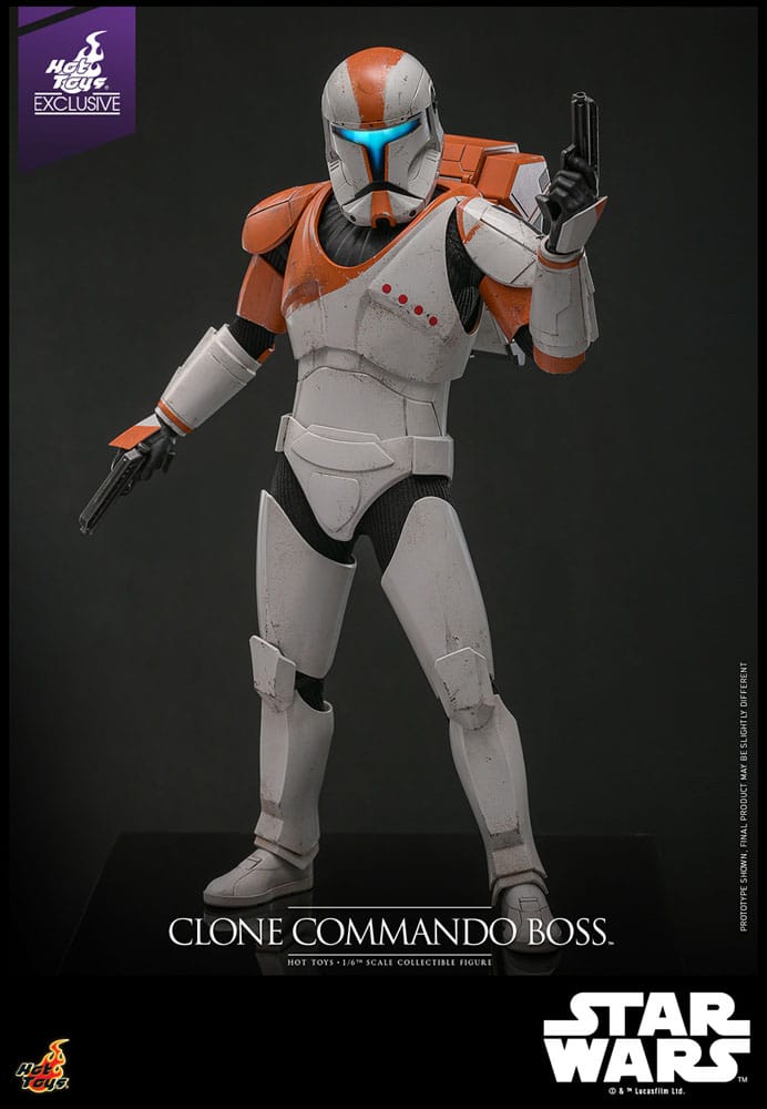 Star Wars: The Clone Wars Action Figure 1/6 Clone Commando Boss Hot Toys Exclusive 30 cm