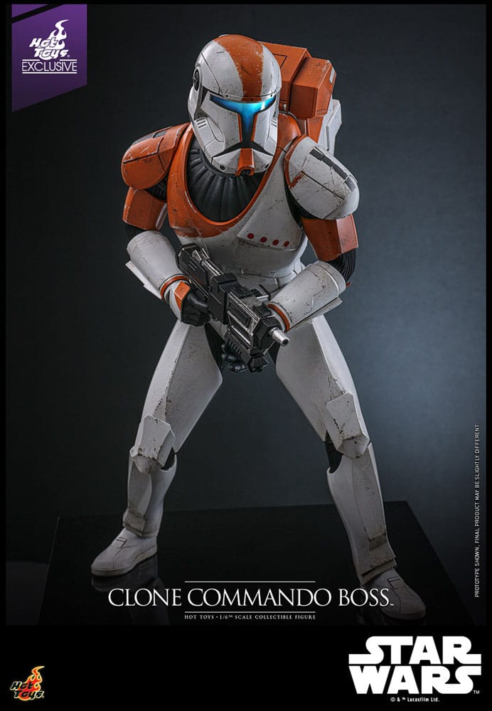 Star Wars: The Clone Wars Action Figure 1/6 Clone Commando Boss Hot Toys Exclusive 30 cm