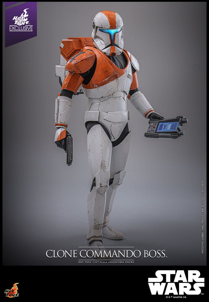 Star Wars: The Clone Wars Action Figure 1/6 Clone Commando Boss Hot Toys Exclusive 30 cm