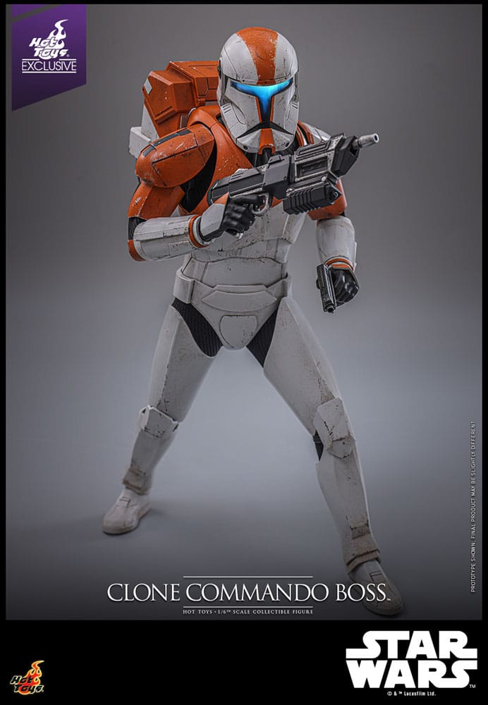 Star Wars: The Clone Wars Action Figure 1/6 Clone Commando Boss Hot Toys Exclusive 30 cm