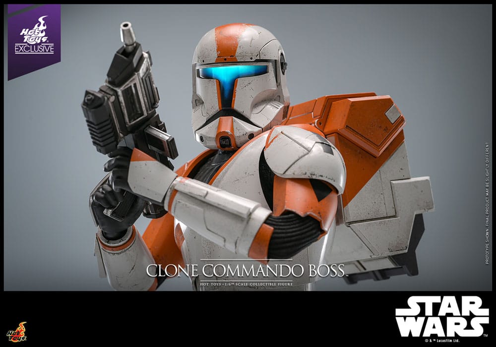 Star Wars: The Clone Wars Action Figure 1/6 Clone Commando Boss Hot Toys Exclusive 30 cm