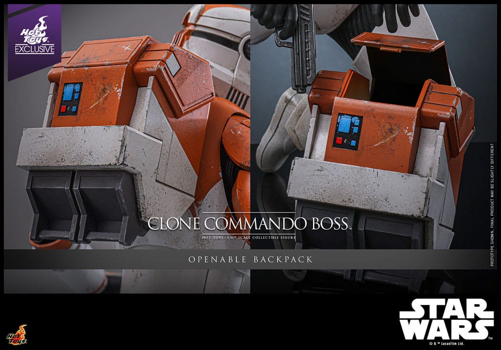 Star Wars: The Clone Wars Action Figure 1/6 Clone Commando Boss Hot Toys Exclusive 30 cm