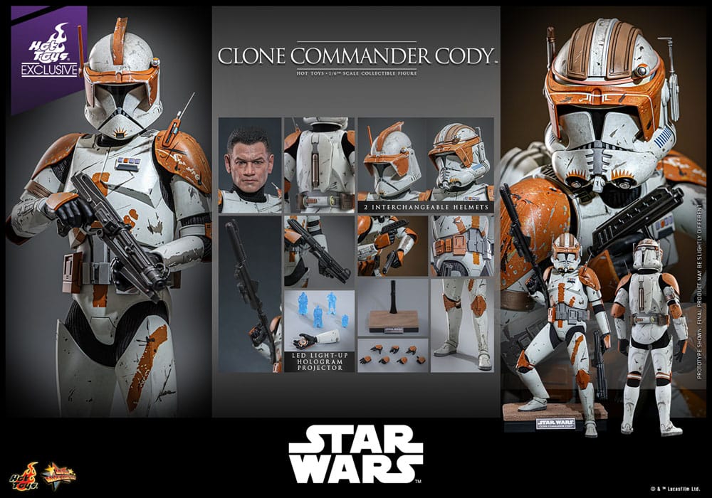 Star Wars: Episode III - Revenge of the Sith Action Figure 1/6 Clone Commander Cody 30 cm