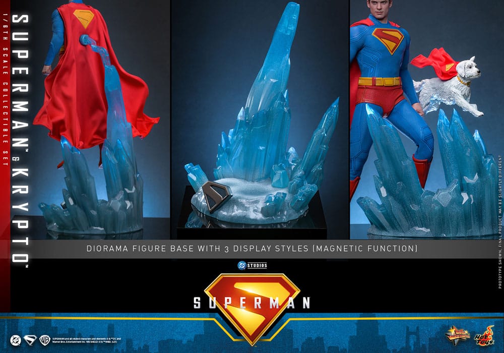 Superman (2025) Movie Masterpiece Action Figure 1/6 Superman & Krypto 33 cm