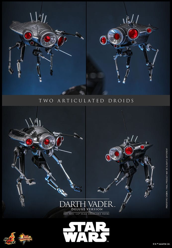 Star Wars: Episode III - Revenge of the Sith Movie Masterpiece Action Figure 1/6 Darth Vader (Deluxe Version) 35 cm