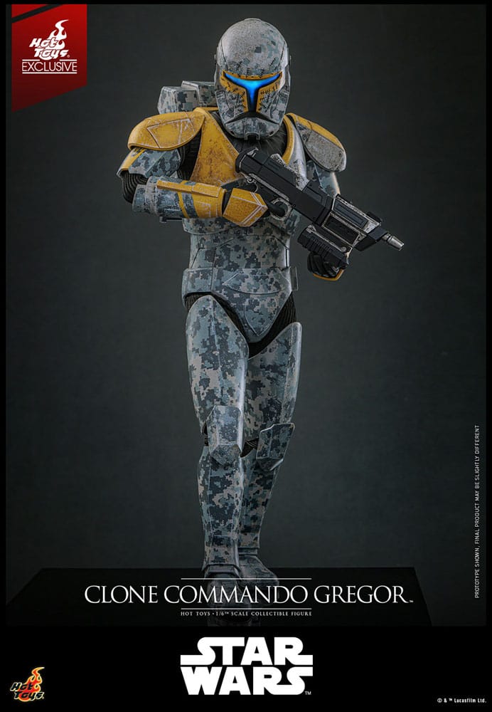 Star Wars: The Clone Wars Action Figure 1/6 Clone Commando Gregor Hot Toys Exclusive 30 cm