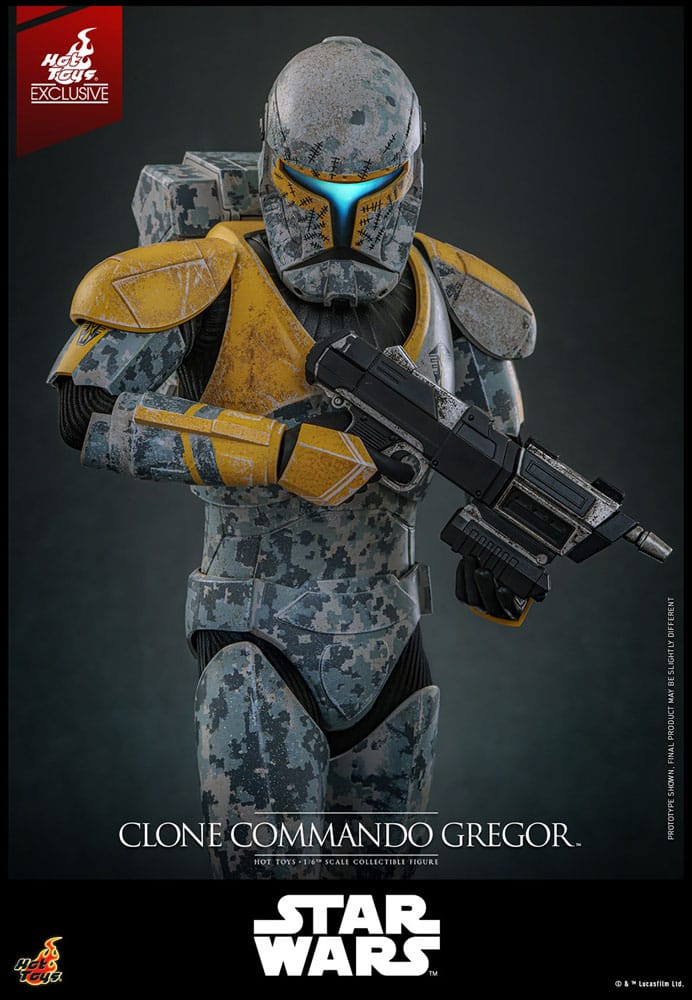 Star Wars: The Clone Wars Action Figure 1/6 Clone Commando Gregor Hot Toys Exclusive 30 cm