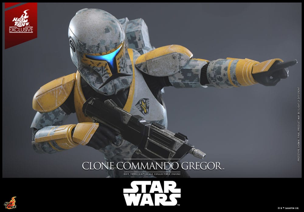 Star Wars: The Clone Wars Action Figure 1/6 Clone Commando Gregor Hot Toys Exclusive 30 cm