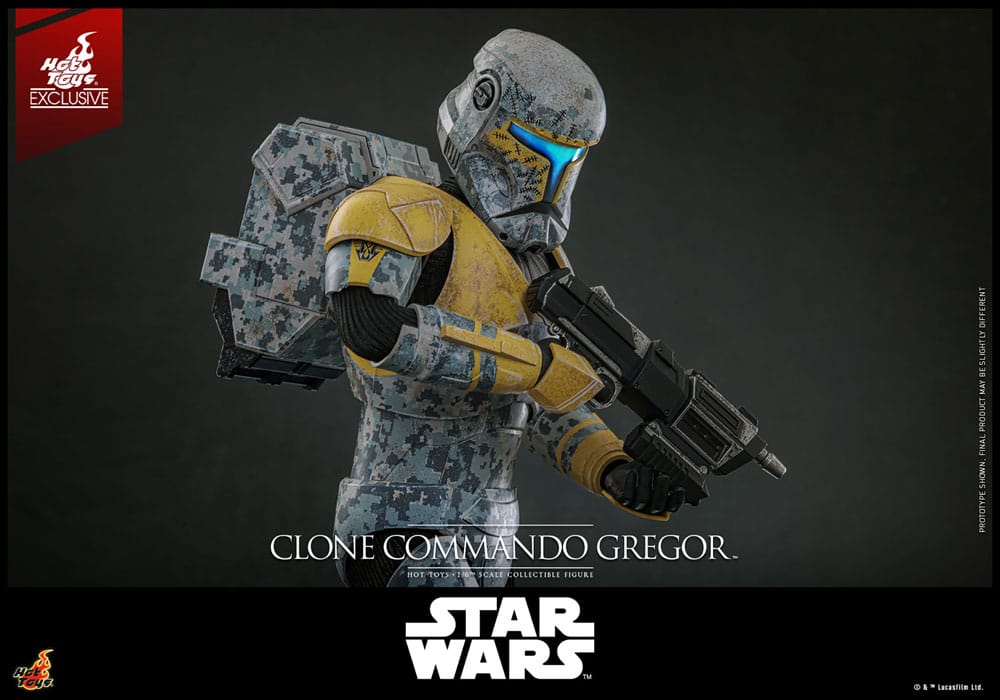Star Wars: The Clone Wars Action Figure 1/6 Clone Commando Gregor Hot Toys Exclusive 30 cm