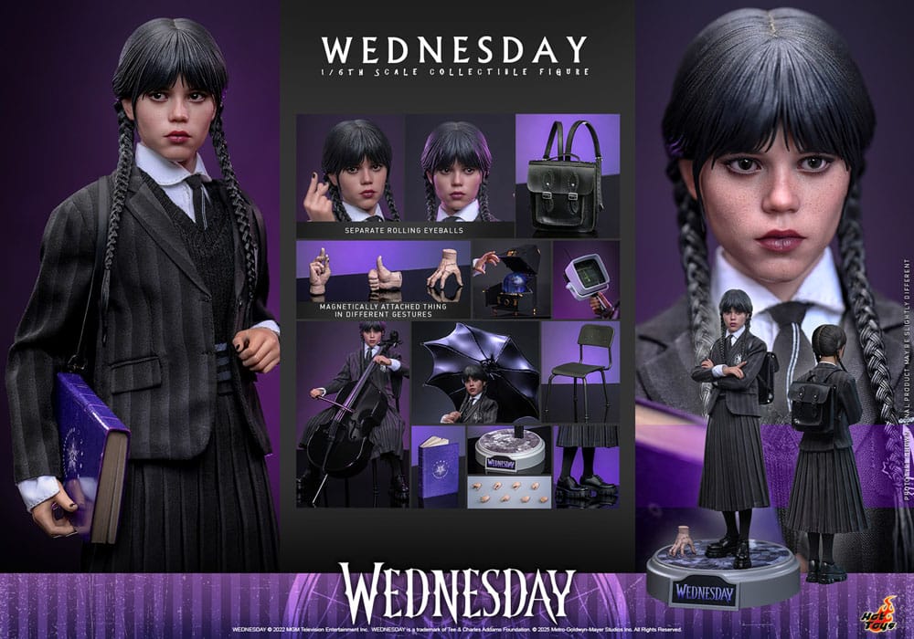 Wednesday Action Figure 1/6 Wednesday 27 cm