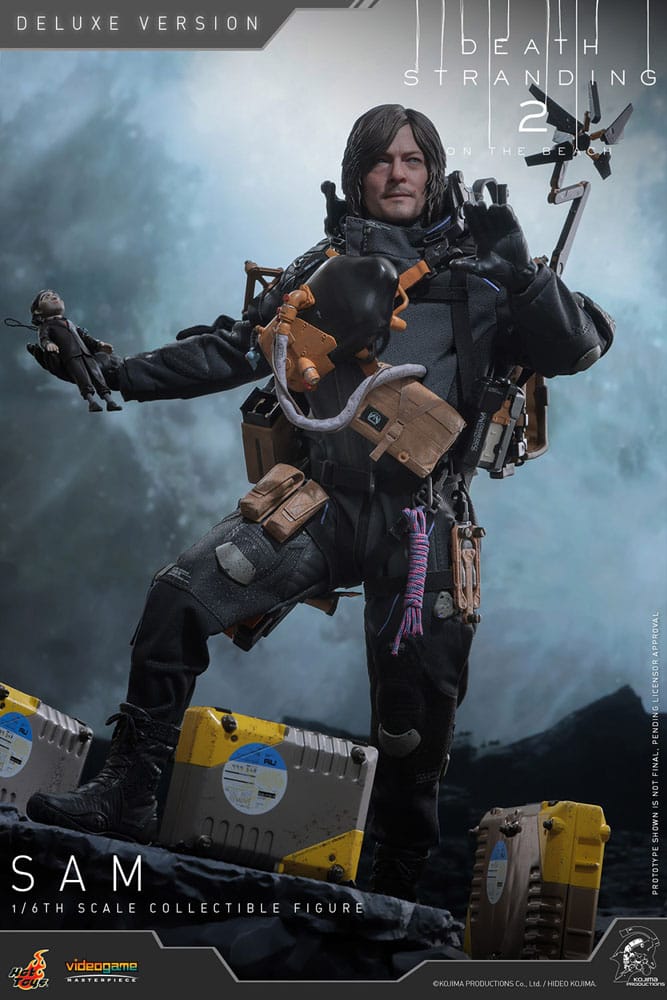 Death Stranding 2: On the Beach Videogame Masterpiece Action Figure 1/6 Sam (Deluxe Version) 31 cm