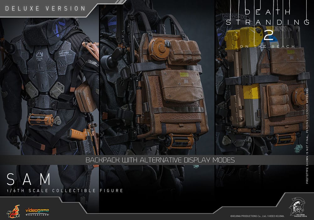 Death Stranding 2: On the Beach Videogame Masterpiece Action Figure 1/6 Sam (Deluxe Version) 31 cm