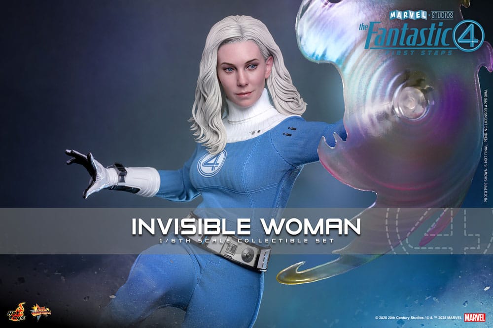 The Fantastic Four: First Steps Movie Masterpiece Action Figure 1/6 Invisible Woman 28 cm