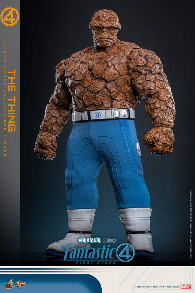 The Fantastic Four: First Steps Movie Masterpiece Action Figure 1/6 The Thing 31 cm