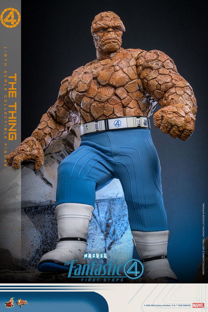 The Fantastic Four: First Steps Movie Masterpiece Action Figure 1/6 The Thing 31 cm