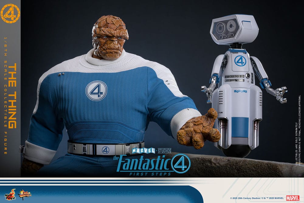The Fantastic Four: First Steps Movie Masterpiece Action Figure 1/6 The Thing 31 cm
