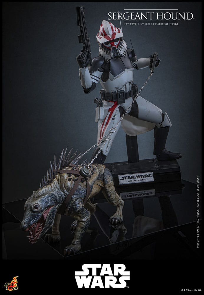 Star Wars: The Clone Wars Action Figure 1/6 Sergeant Hound 30 cm
