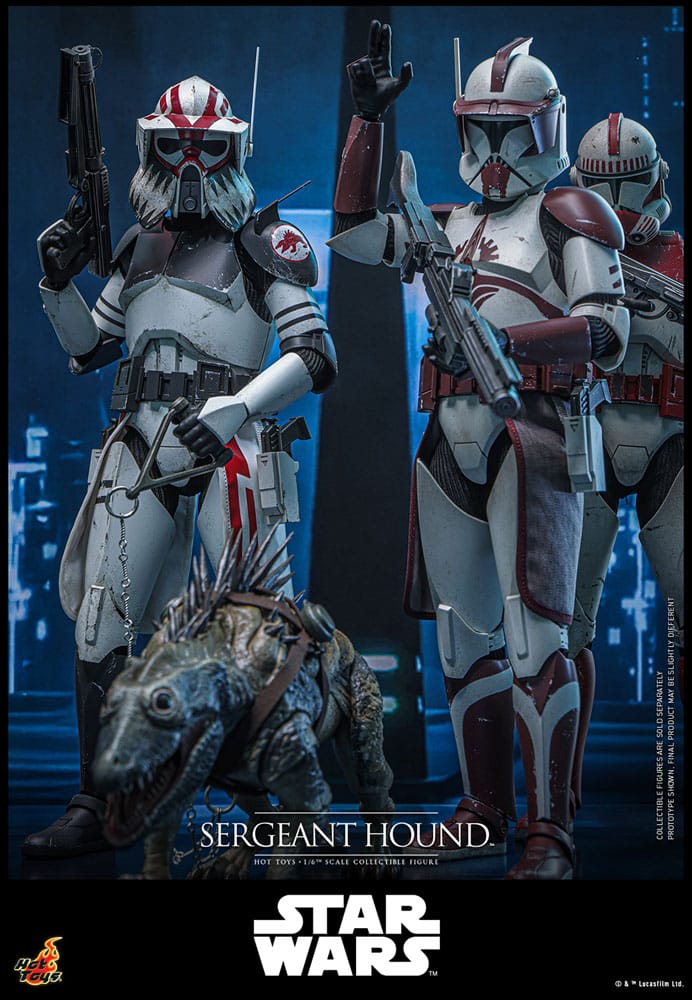 Star Wars: The Clone Wars Action Figure 1/6 Sergeant Hound 30 cm