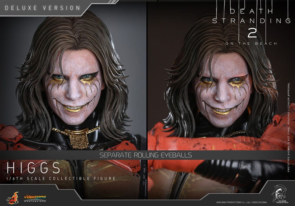 Death Stranding 2: On the Beach Videogame Masterpiece Action Figure 1/6 Higgs (Deluxe Version) 33 cm