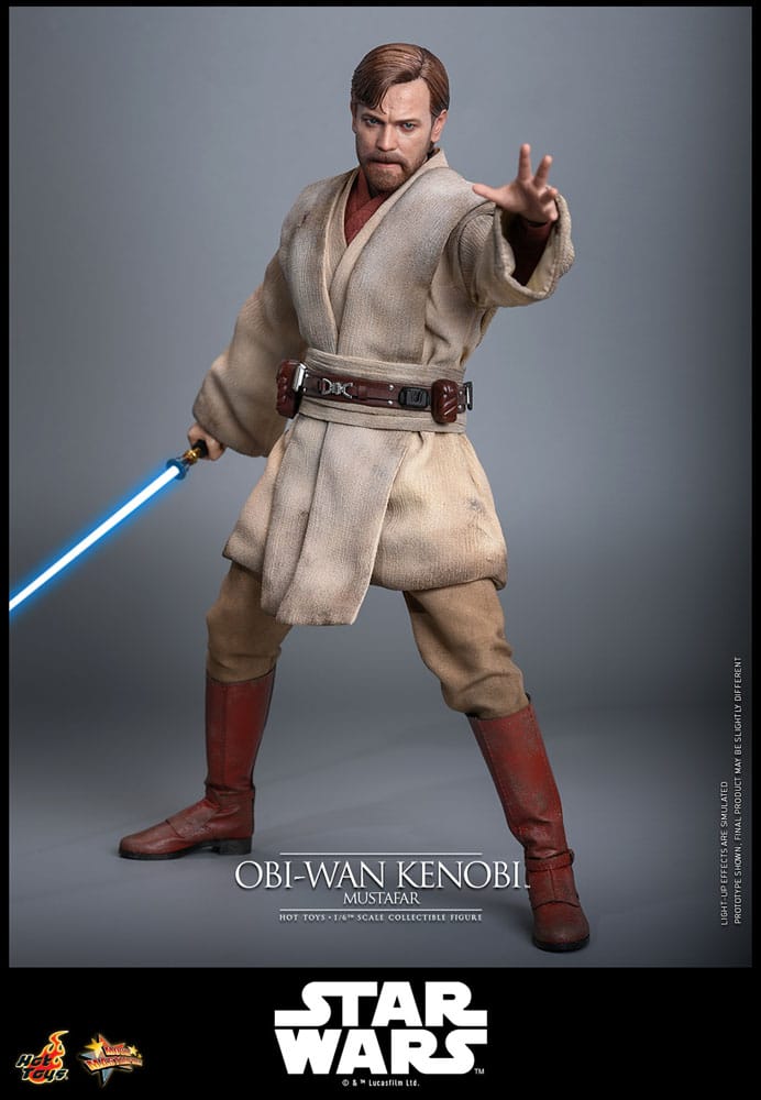 Star Wars: Episode III - Revenge of the Sith Movie Masterpiece Action Figure 1/6 Obi-Wan Kenobi (Mustafar) 31 cm