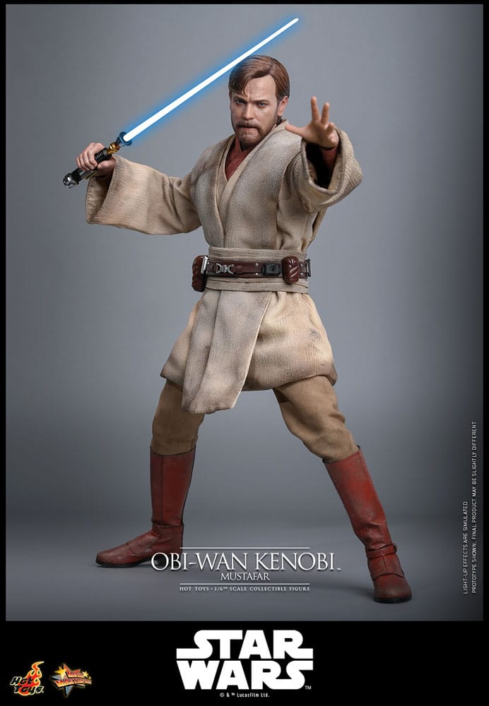 Star Wars: Episode III - Revenge of the Sith Movie Masterpiece Action Figure 1/6 Obi-Wan Kenobi (Mustafar) 31 cm