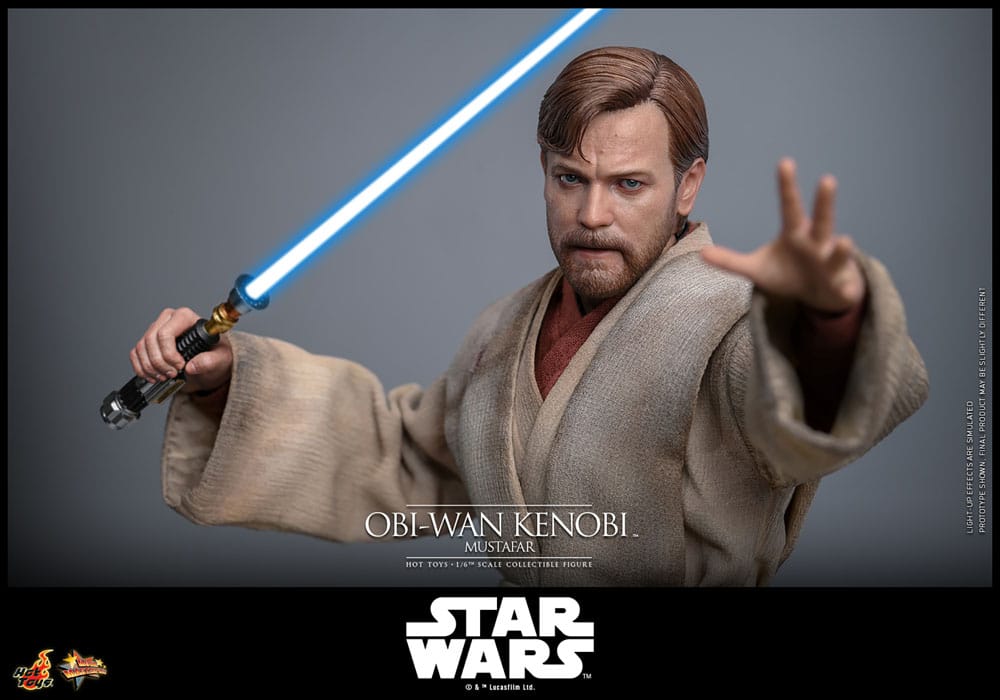 Star Wars: Episode III - Revenge of the Sith Movie Masterpiece Action Figure 1/6 Obi-Wan Kenobi (Mustafar) 31 cm