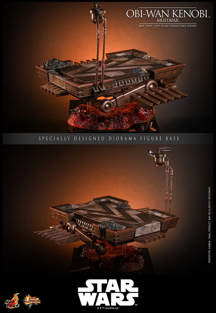 Star Wars: Episode III - Revenge of the Sith Movie Masterpiece Action Figure 1/6 Obi-Wan Kenobi (Mustafar) 31 cm