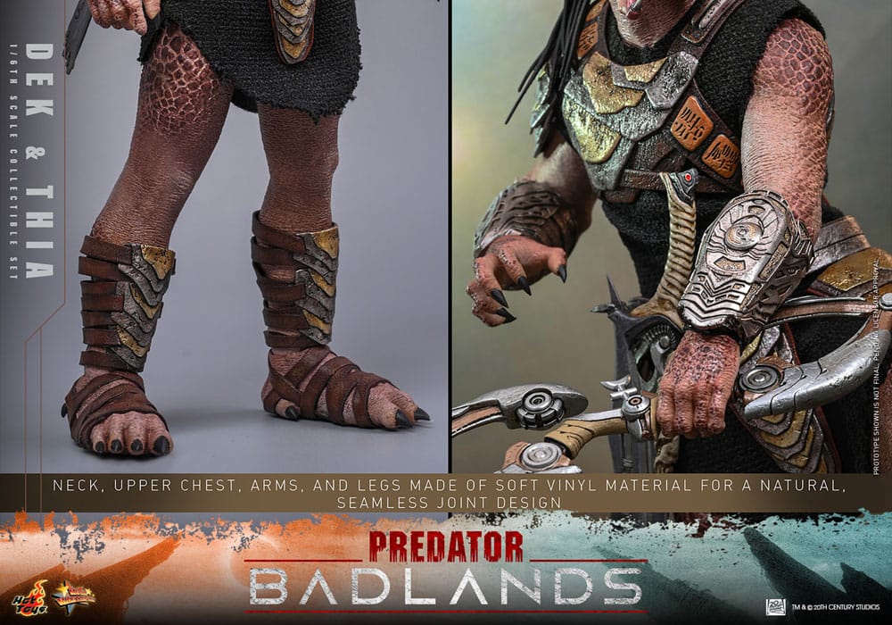 Predator: Badlands Movie Masterpiece Action Figure 1/6 Dek & Thia 30 cm
