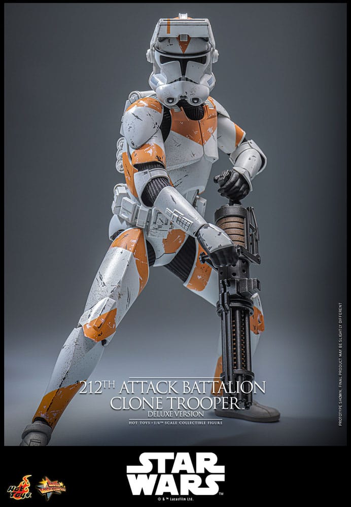 Star Wars: The Clone Wars Action Figure 1/6 212th Attack Battalion Clone Trooper Deluxe Version 30 cm