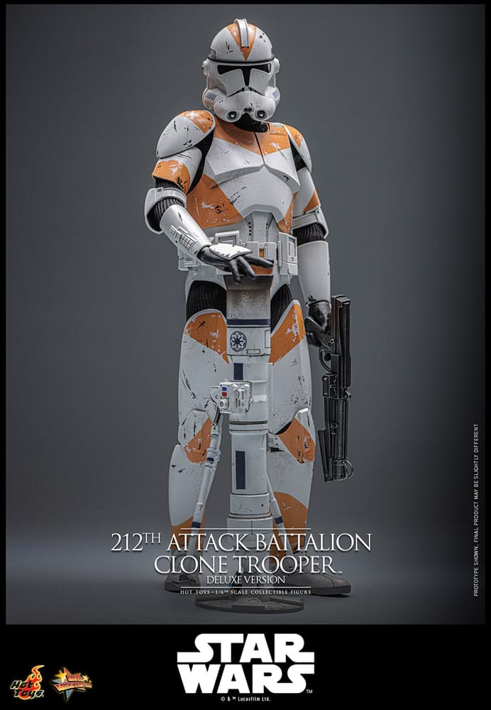 Star Wars: The Clone Wars Action Figure 1/6 212th Attack Battalion Clone Trooper Deluxe Version 30 cm