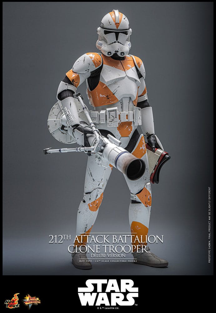 Star Wars: The Clone Wars Action Figure 1/6 212th Attack Battalion Clone Trooper Deluxe Version 30 cm
