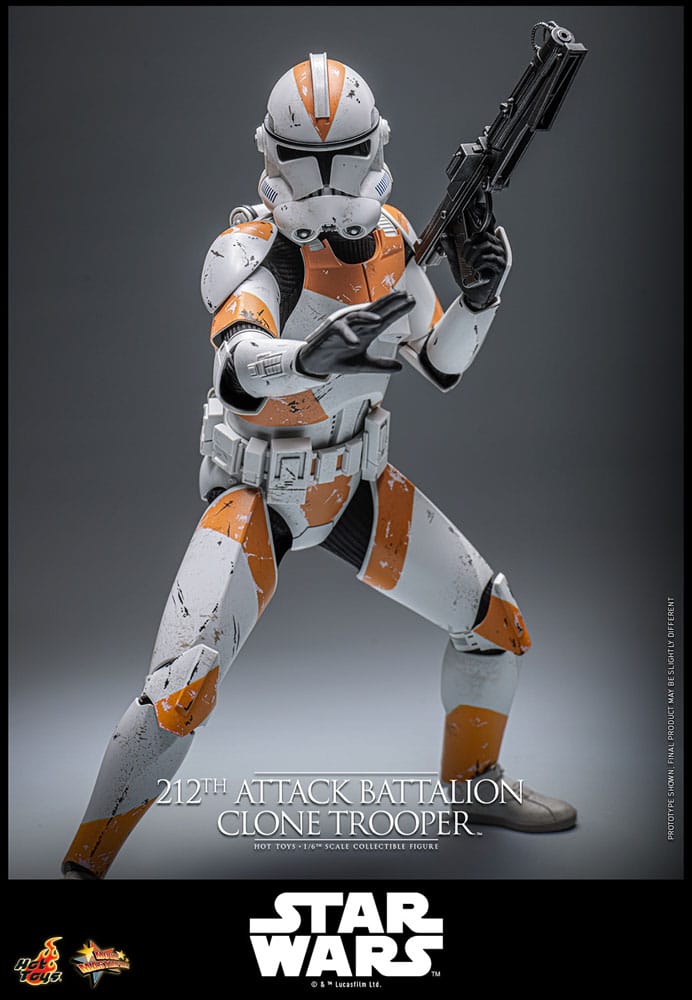 Star Wars: The Clone Wars Action Figure 1/6 212th Attack Battalion Clone Trooper Deluxe Version 30 cm