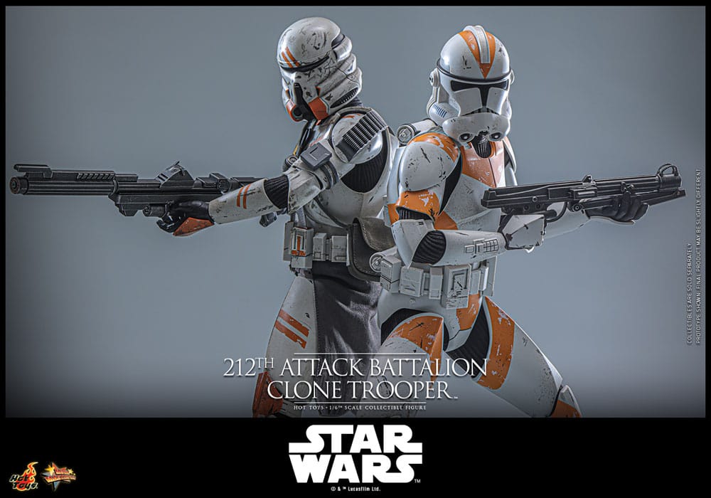 Star Wars: The Clone Wars Action Figure 1/6 212th Attack Battalion Clone Trooper 30 cm