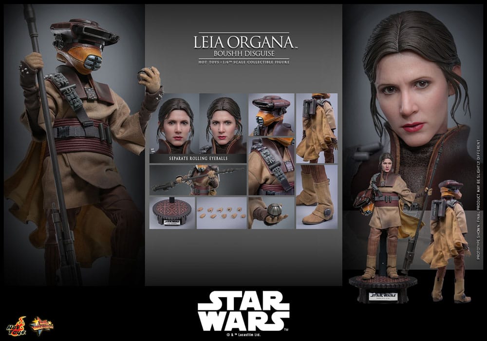 Star Wars Episode VI Movie Masterpiece Action Figure 1/6 Leia Organa (Boushh Disguise) 27 cm