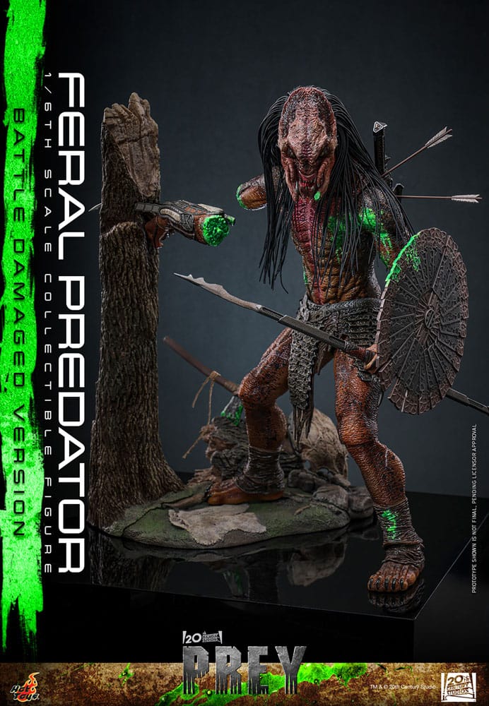 Prey Action Figure 1/6 Feral Predator (Battle Damaged Version) 37 cm