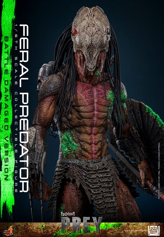 Prey Action Figure 1/6 Feral Predator (Battle Damaged Version) 37 cm