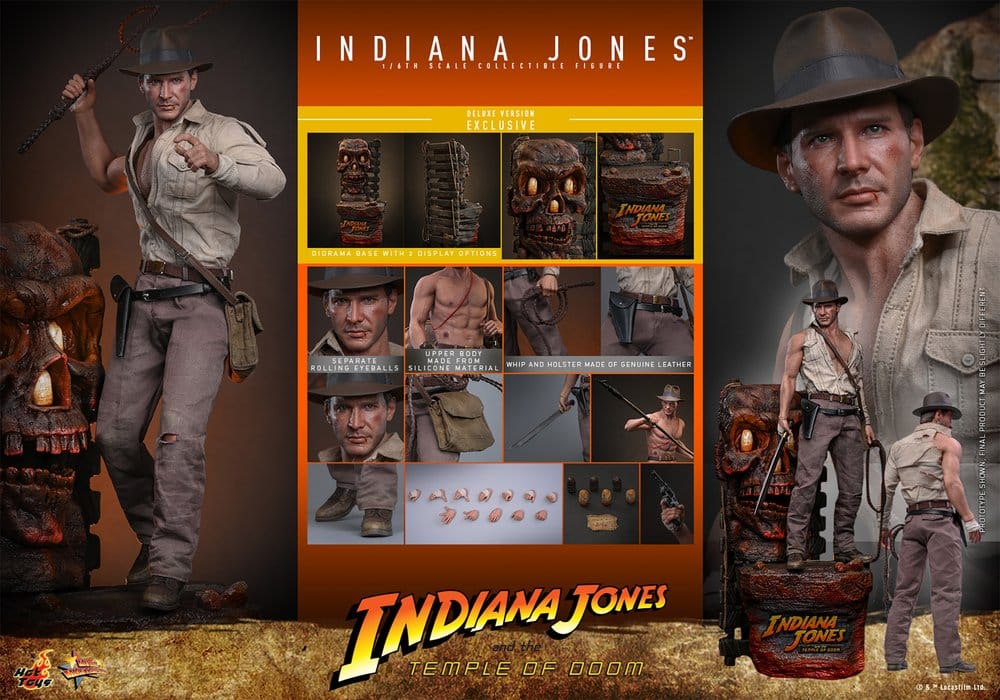 Indiana Jones Movie Masterpiece Action Figure 1/6 Indiana Jones (Deluxe Version) 30 cm