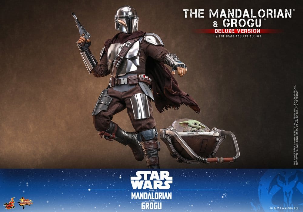 Star Wars: The Mandalorian & Grogu Movie Masterpiece Action Figure 1/6 The Mandalorian and Grogu (Deluxe Version) 31 cm