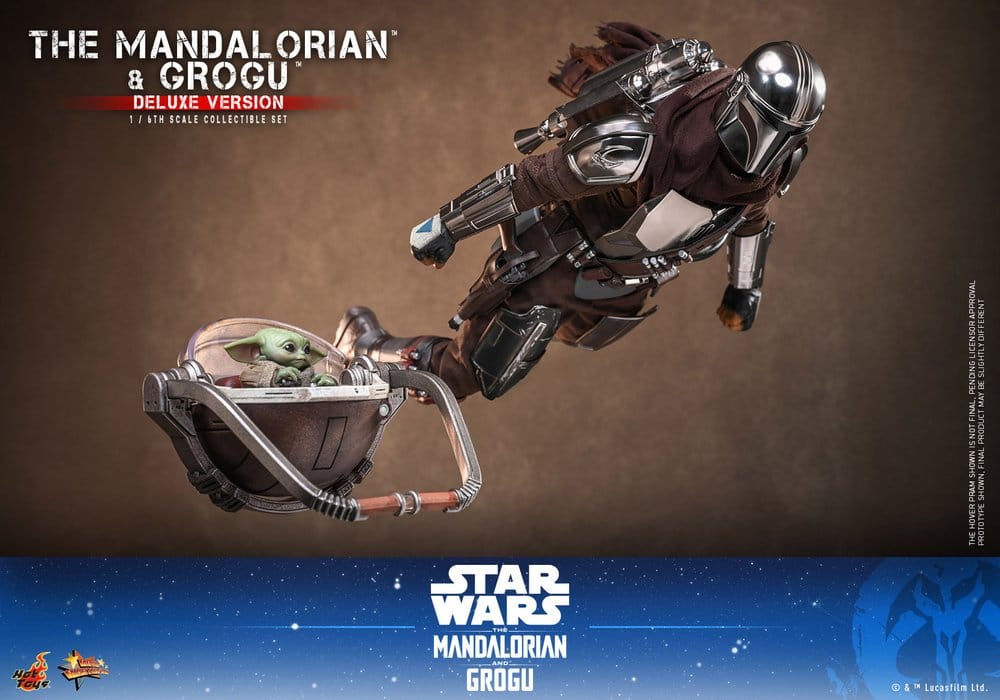 Star Wars: The Mandalorian & Grogu Movie Masterpiece Action Figure 1/6 The Mandalorian and Grogu (Deluxe Version) 31 cm