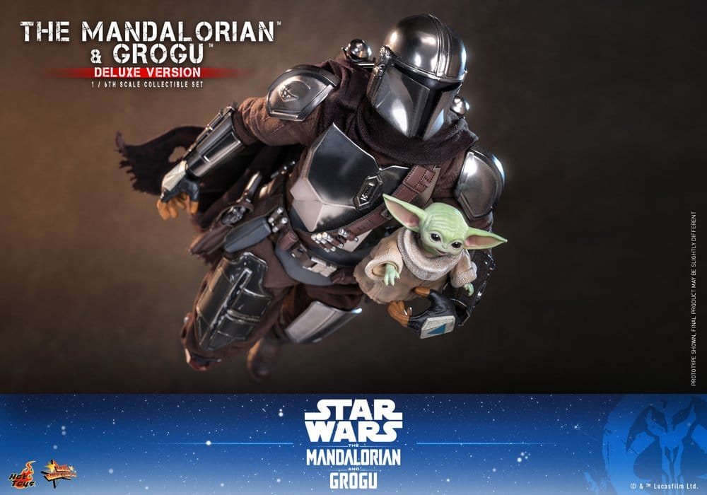 Star Wars: The Mandalorian & Grogu Movie Masterpiece Action Figure 1/6 The Mandalorian and Grogu (Deluxe Version) 31 cm