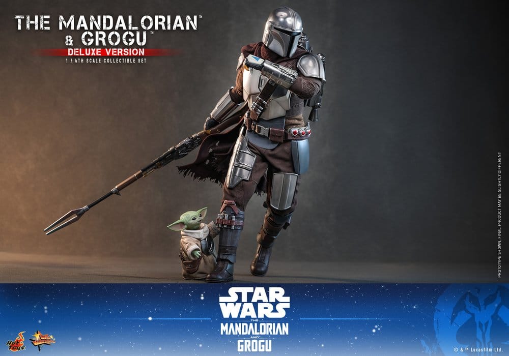 Star Wars: The Mandalorian & Grogu Movie Masterpiece Action Figure 1/6 The Mandalorian and Grogu (Deluxe Version) 31 cm