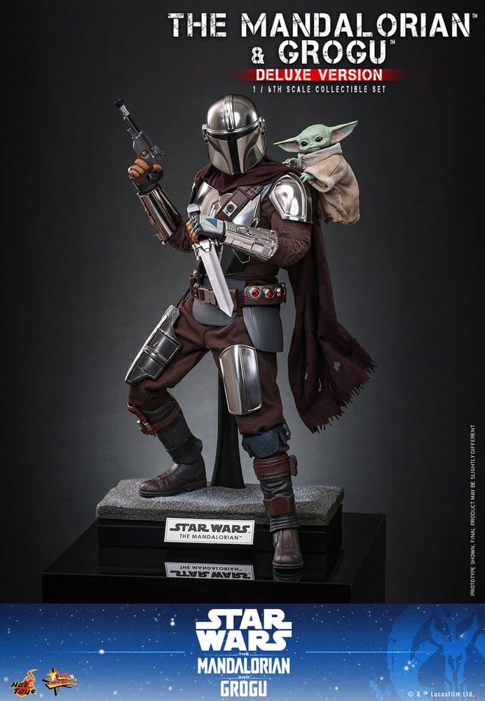 Star Wars: The Mandalorian & Grogu Movie Masterpiece Action Figure 1/6 The Mandalorian and Grogu (Deluxe Version) 31 cm