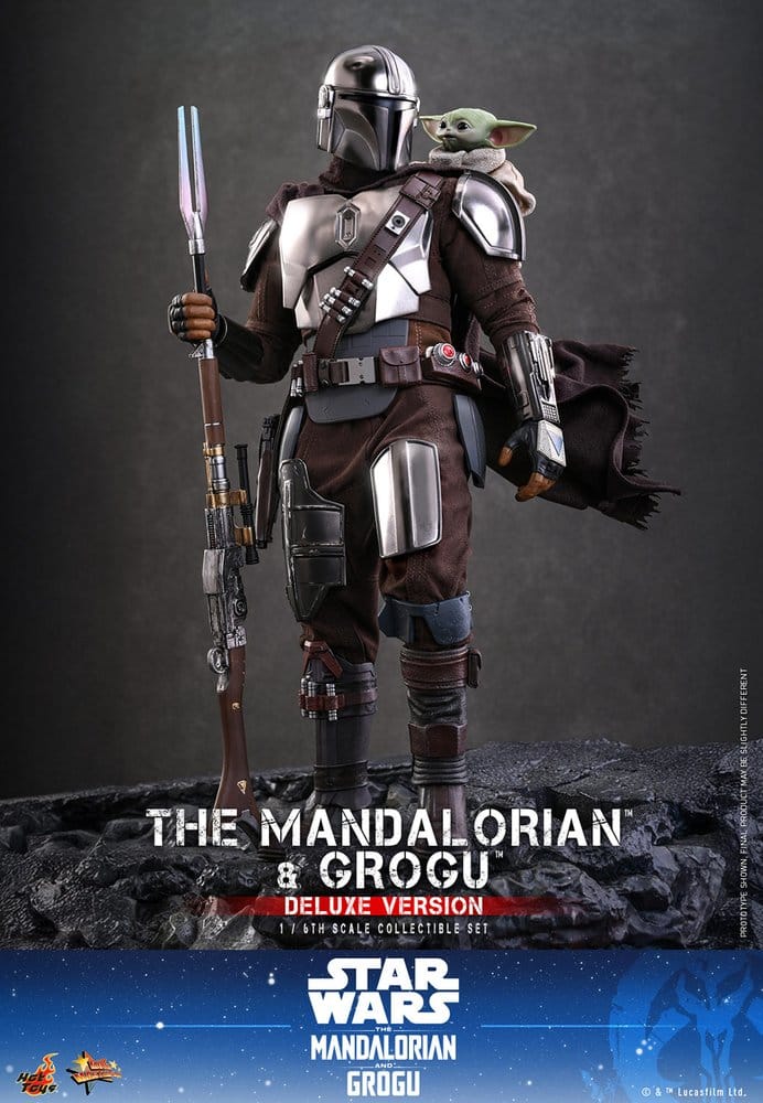 Star Wars: The Mandalorian & Grogu Movie Masterpiece Action Figure 1/6 The Mandalorian and Grogu (Deluxe Version) 31 cm