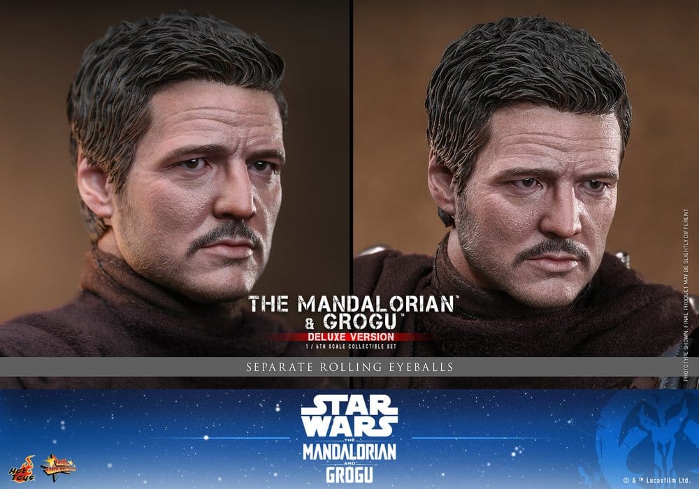 Star Wars: The Mandalorian & Grogu Movie Masterpiece Action Figure 1/6 The Mandalorian and Grogu (Deluxe Version) 31 cm