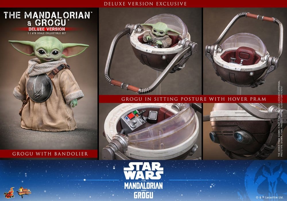 Star Wars: The Mandalorian & Grogu Movie Masterpiece Action Figure 1/6 The Mandalorian and Grogu (Deluxe Version) 31 cm