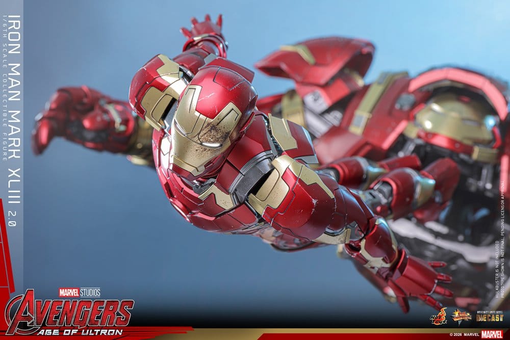 Avengers: Age of Ultron Movie Masterpiece Diecast Action Figure 1/6 Iron Man Mark XLIII (2.0) 32 cm