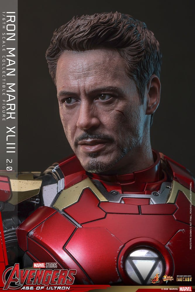 Avengers: Age of Ultron Movie Masterpiece Diecast Action Figure 1/6 Iron Man Mark XLIII (2.0) 32 cm