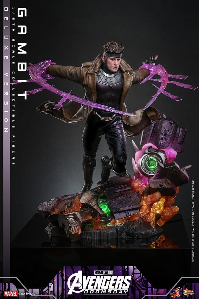 Avengers: Doomsday Movie Masterpiece Action Figure 1/6 Gambit (Deluxe Version) 31 cm
